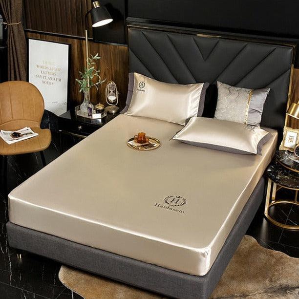 Conjunto Sleep Luxury™ / Lençol de Seda Cetim